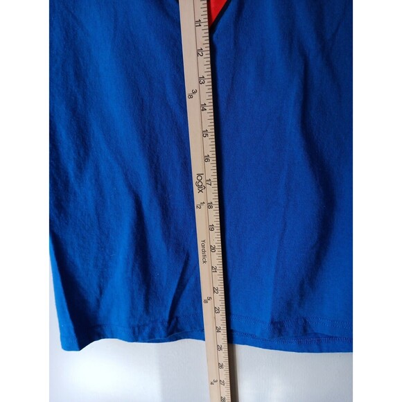 Superman Shirt Men's Medium Blue Short Sleeve Tee Logo DC Comics - Picture 11 of 16